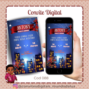 Convite Homem Aranha