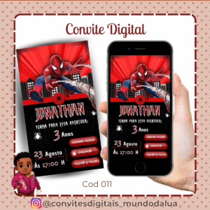 Convite Homem Aranha