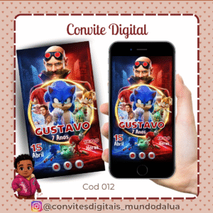 Convite Sonic