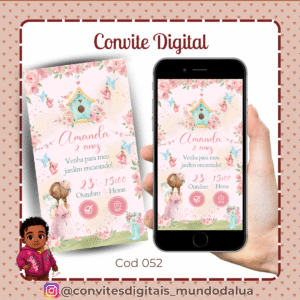 Convite Jardim encantado