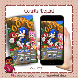 Convite Sonic