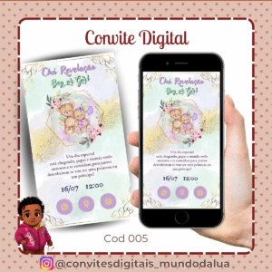 Convite Chá revelação