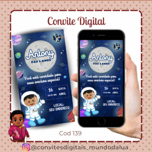 Convite Astronauta