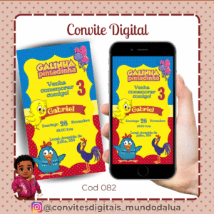 Convite Galinha Pintadinha