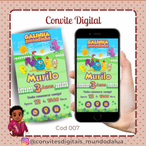 Convite Galinha Pintadinha