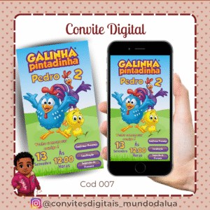 Convite Galinha Pintadinha