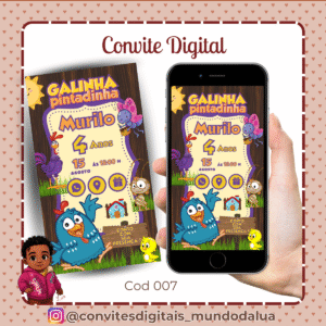 Convite Galinha Pintadinha
