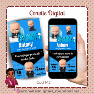 Convite Poderoso Chefinho