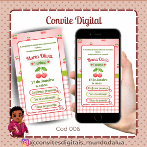 Convite cerejinha