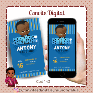 Convite Poderoso Chefinho