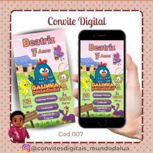 Convite Galinha Pintadinha