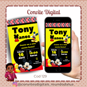 Convite Mickey