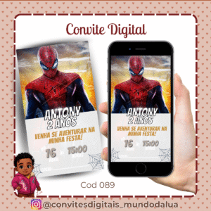 Convite Homem Aranha