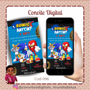 Convite Sonic