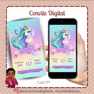 Convite Unicórnio