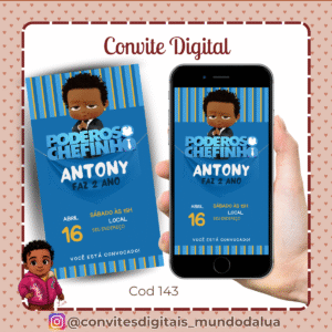 Convite Poderoso Chefinho