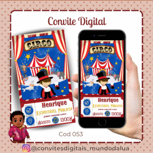 Convite Circo