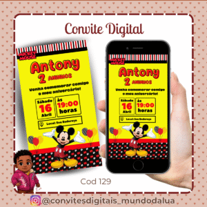 Convite Mickey
