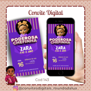 Convite Poderosa Chefinha