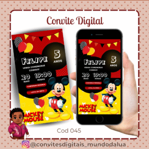 Convite Mickey