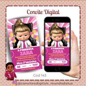 Convite Poderosa Chefinha