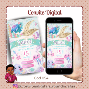 Convite Fundo do mar