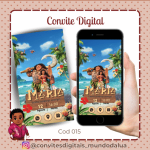Convite Moana