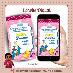 Convite Galinha Pintadinha