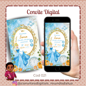 Convite Cinderela