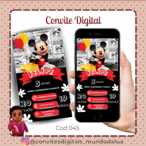 Convite Mickey