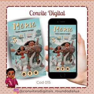Convite Moana
