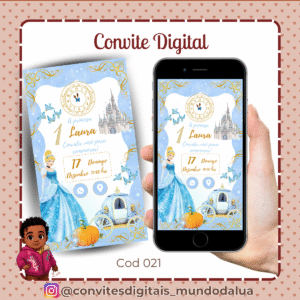 Convite Cinderela