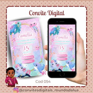 Convite Fundo do mar