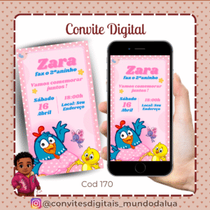 Convite Galinha Pintadinha