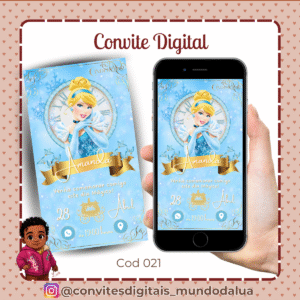 Convite Cinderela