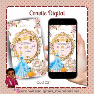 Convite Cinderela