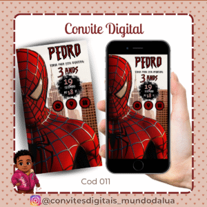Convite Homem Aranha