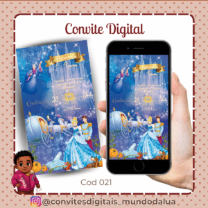 Convite Cinderela