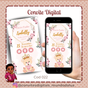 Convite Chá de bebê