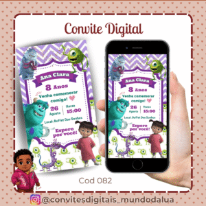 Convite Monstros S.A