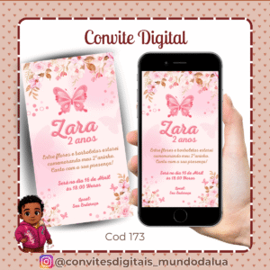 Convite Jardim das Borboletas