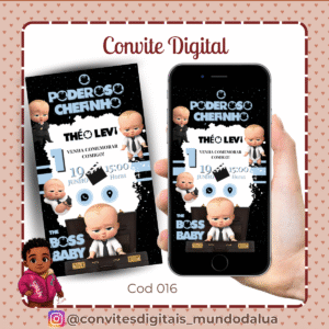 Convite Poderoso Chefinho