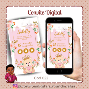 Convite Chá de bebê