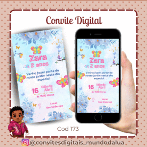 Convite Jardim das Borboletas