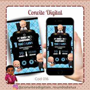 Convite Poderoso Chefinho