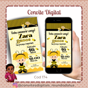 Convite Abelhinha