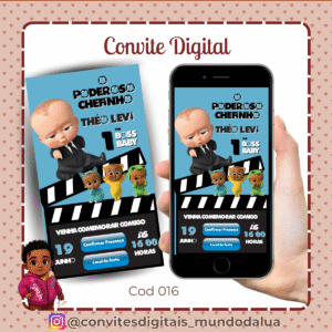 Convite Poderoso Chefinho