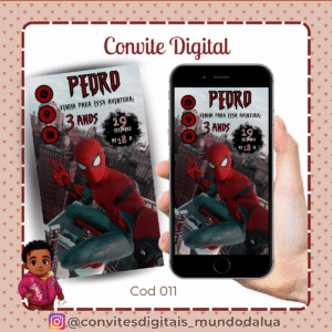 Convite Homem Aranha