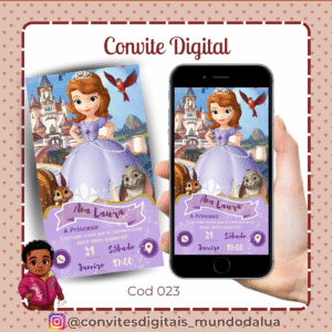 Convite Princesa Sofia