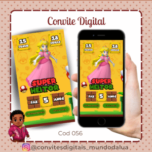 Convite Super Mário